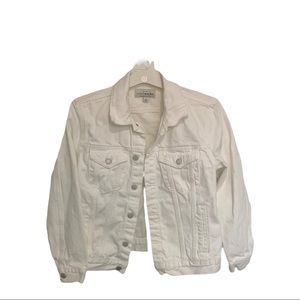 Lucky Brand White Denim Jacket L SOLD!
